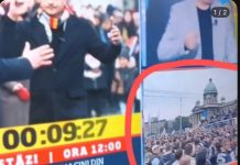 IRealitatea TV folosește imagini din Serbia ca să mascheze eșecul protestului AUR de astăzi